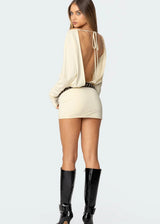 Eléna | Mini Robe Manches Longues