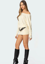 Eléna | Mini Robe Manches Longues