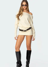 Eléna | Mini Robe Manches Longues