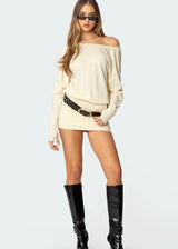 Eléna | Mini Robe Manches Longues